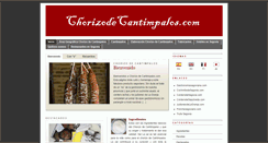 Desktop Screenshot of chorizodecantimpalos.com