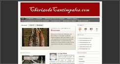 Desktop Screenshot of fr.chorizodecantimpalos.com